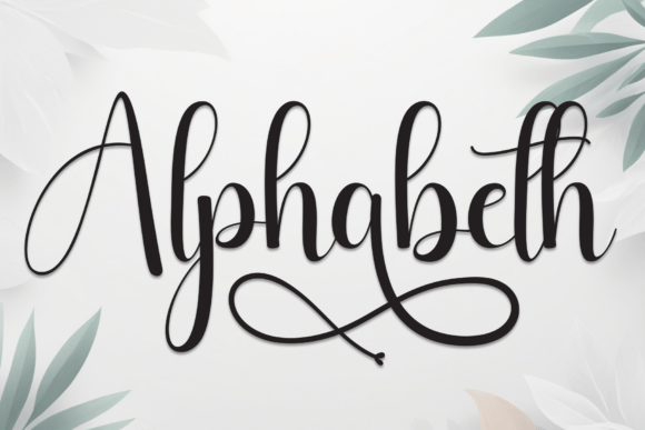 Alphabeth: A Handwritten Font for Elegant Web Design