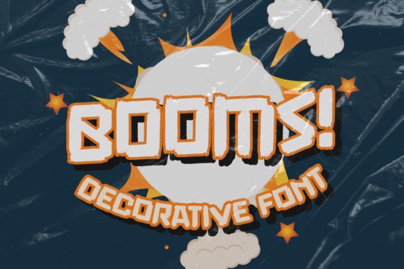 Booms: A Charming Decorative Font for Web Design
