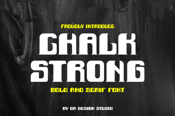 Boost Your Brand with Chalk Strong Font