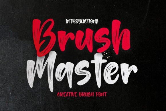 Brush Master: A Bold and Creative Font Choice
