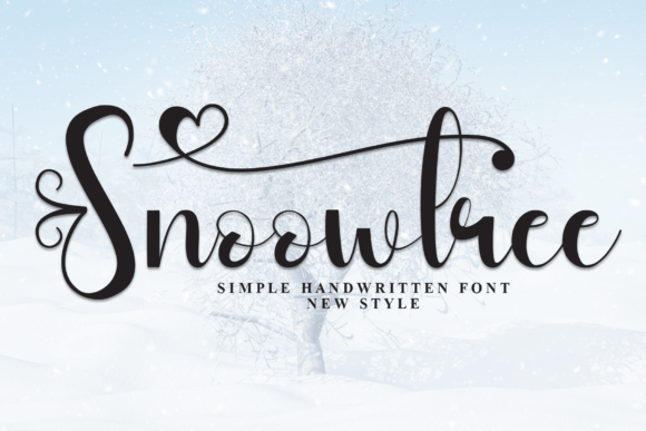 Charming Snoowtree Font for Handmade Creations