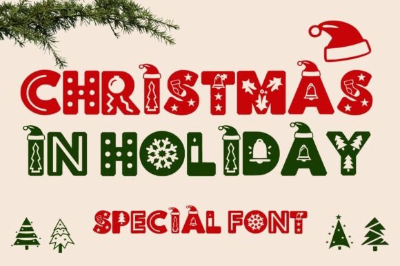 Christmas in Holiday Font: Festive Branding Made Simple