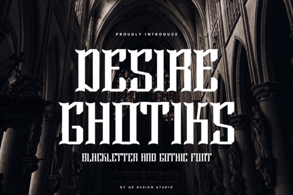 Desire Ghotiks: A Bold Blackletter Font for Creative Branding