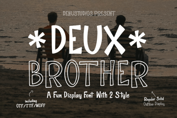 Deux Brother: A Handwritten Font for Memorable Branding
