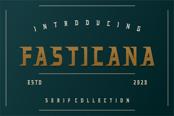 Discover Fasticana: A Modern Serif Font for Editorial Elegance