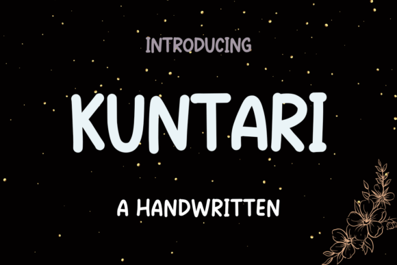 Discover Kuntari: A Charming Handwritten Font for Editorial Design