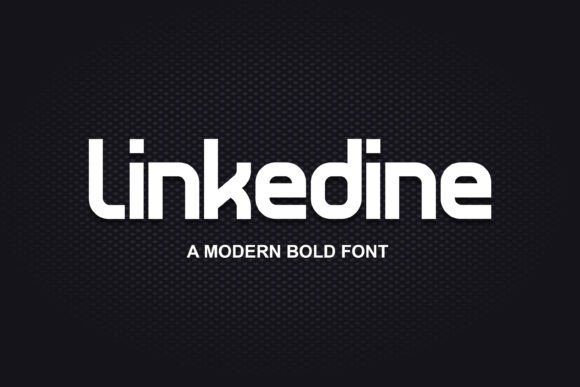 Discover Linkedine: A Bold and Clean Display Font for Modern Brands
