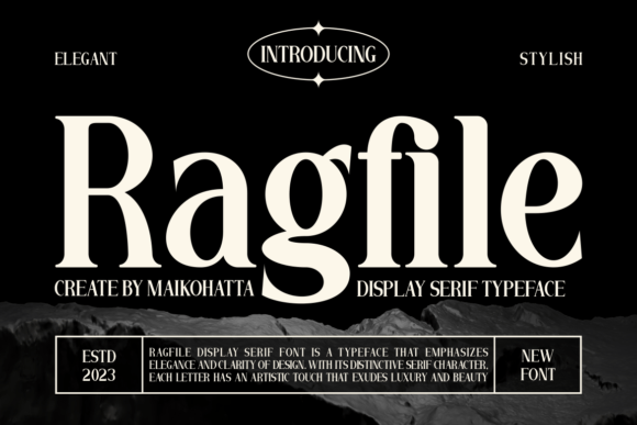 Discover Ragfile: A Premium Display Serif Typeface for Web Design