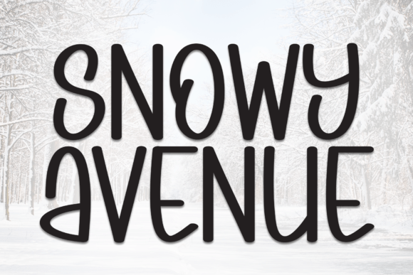 Discover Snowy Avenue: A Charming Handwriting Font for Branding