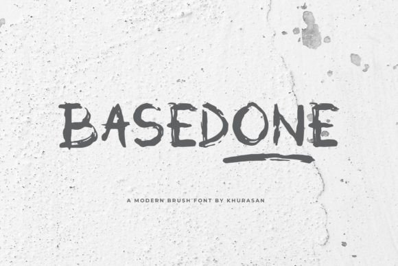 Enhance Your Brand with Basedone: A Modern Brush Font
