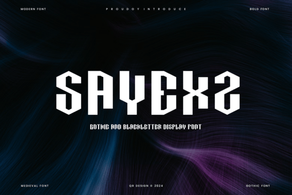 Enhancing Web Design with Sayexz Gothic Font