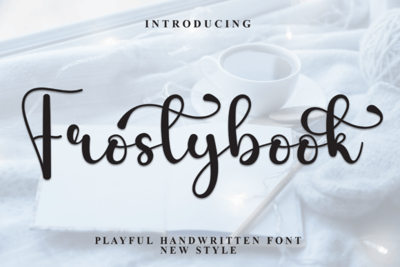 Frostybook Font: A Sweet Handwritten Typeface for Makers