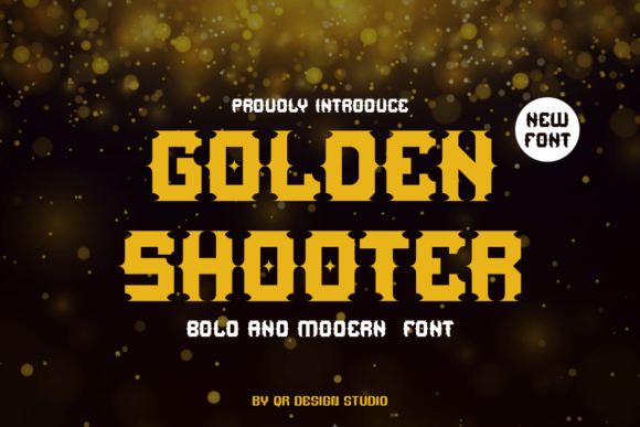 Golden Shooter: A Bold and Elegant Decorative Font