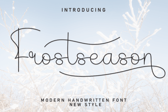 Introducing Frostseason: A Charming Handwritten Font for Web Design