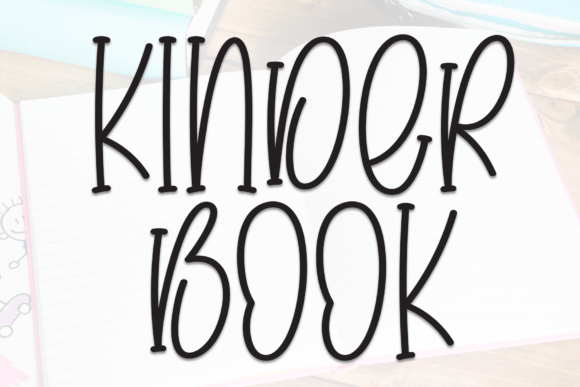 Kinder Book Font: Whimsical Typography for Digital Campaigns
