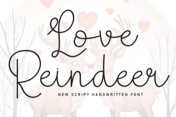 Love Reindeer: A Charming Font for Editorial Design