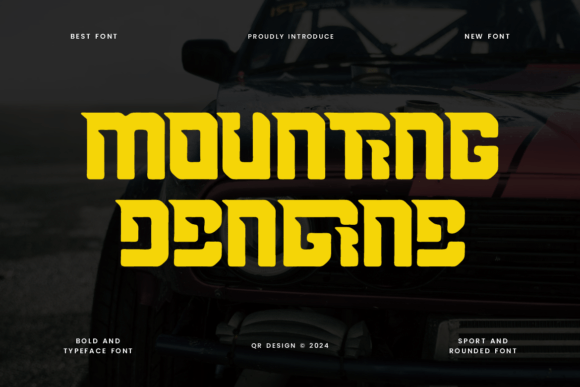 Mounting Dengine: A Bold Font for Eye-Catching Campaigns