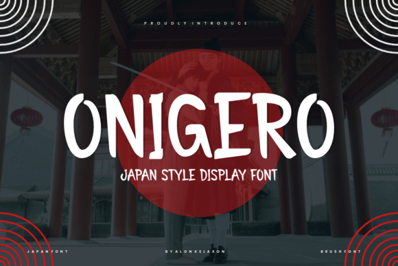 Onigero: A Bold and Playful Font for Creative Marketers