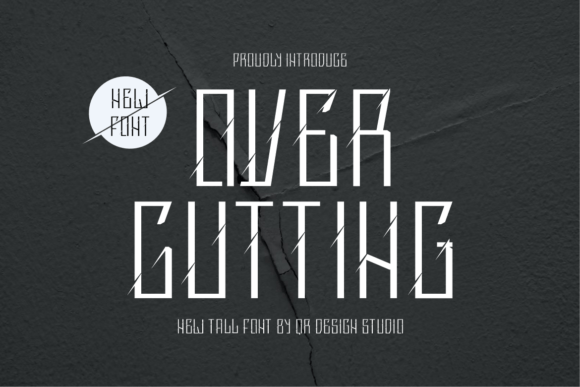 Over Cutting: A Decorative Font for Editorial Elegance