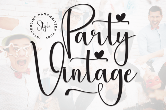 Party Vintage: A Charming Font for Engaging Campaigns