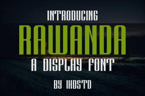 Rawanda: A Versatile Display Font for Editorial Design