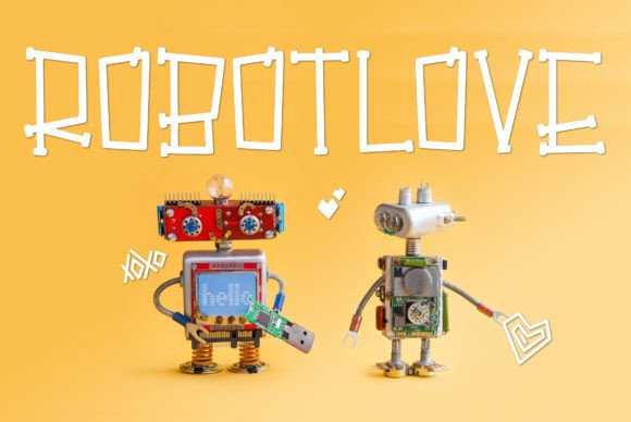 Robot Love: A Playful Font for Your Business Brand