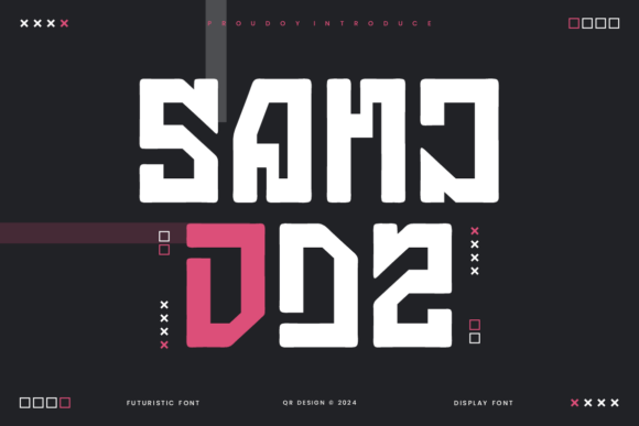Sanjodz Font: Bold Display Typography for Web Design