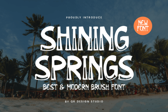 Shining Springs: A Handwritten Font for Engaging Brand Content