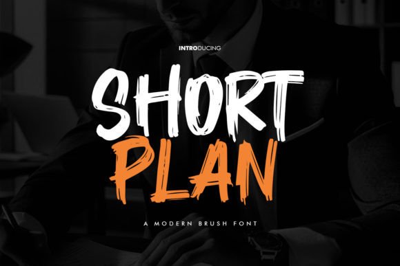 Short Plan: A Modern Brush Font for Engaging Editorial Design