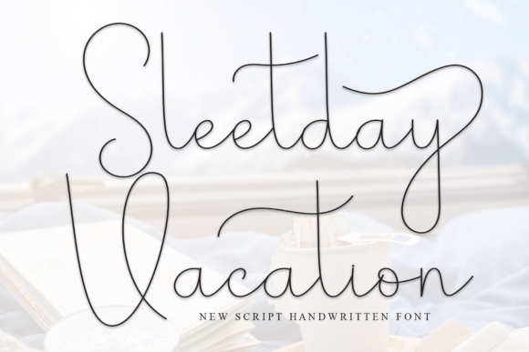Sleetday Vacation: A Charming Hand-Drawn Font for Engaging Campaigns