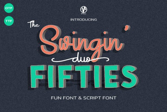 Swingin Fifties Duo: A Retro Font for Modern Brands