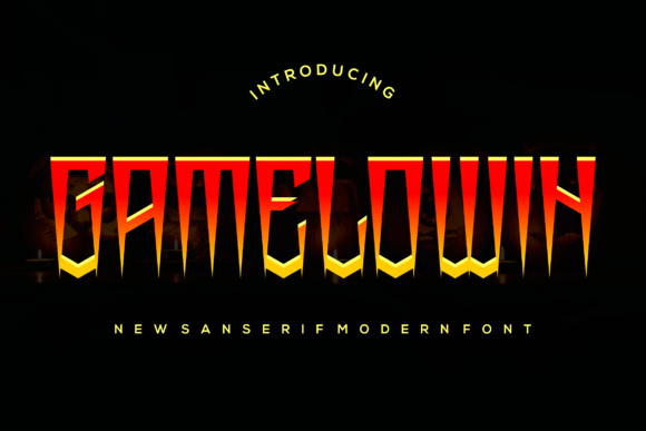Transform Your Brand with Gamelowin: A Unique Display Font