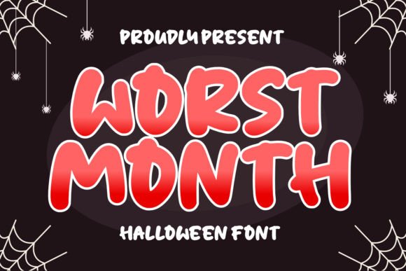 Transform Your Brand with Worst Month: A Versatile Display Font
