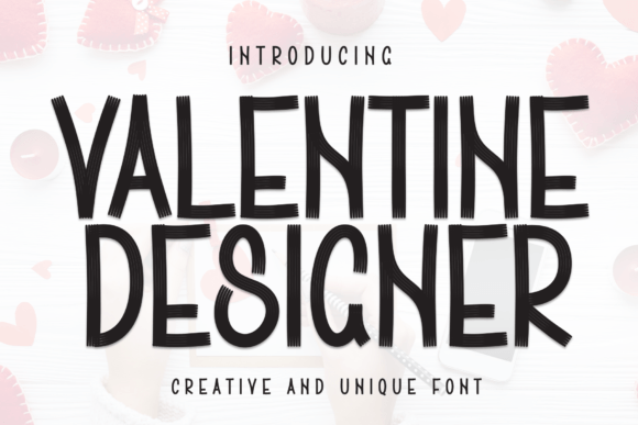 Valentine Designer: A Charming Handwritten Font for Web Design