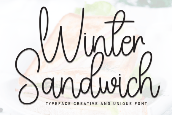 Winter Sandwich: A Handwritten Font for Engaging Web Design